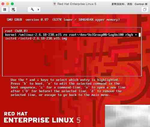 RedHat 5开机内核崩溃