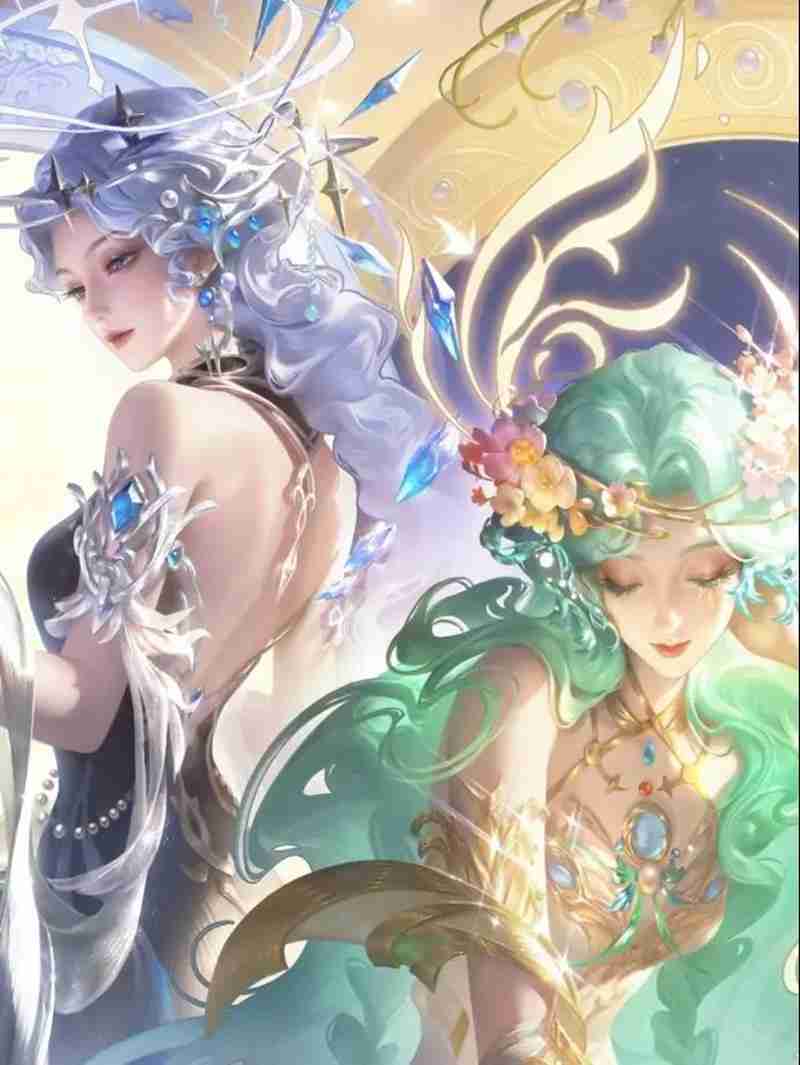 王者荣耀貂蝉皮肤馥梦繁花 登陆时尚芭莎七月纸刊