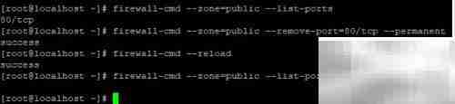 CentOS7防火墙常用命令