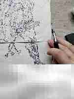 多闻天王线描技法步骤
