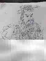 多闻天王线描技法步骤