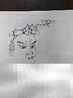多闻天王线描技法步骤