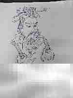 多闻天王线描技法步骤