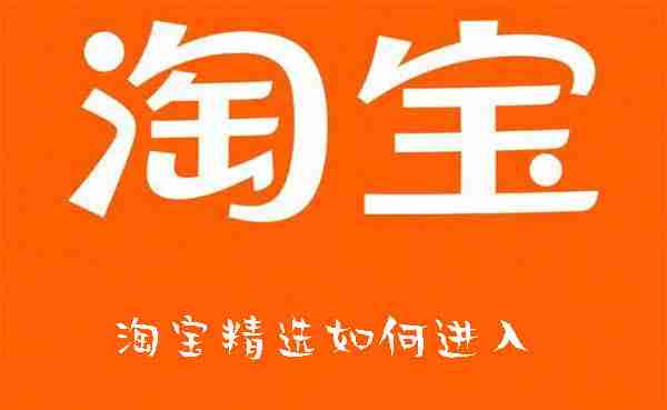 淘宝精选如何进入