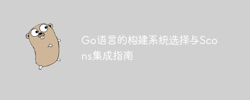 Go语言的构建系统选择与Scons集成指南