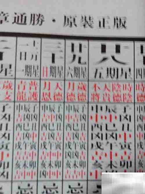 黄历入门:快速看懂每日宜忌