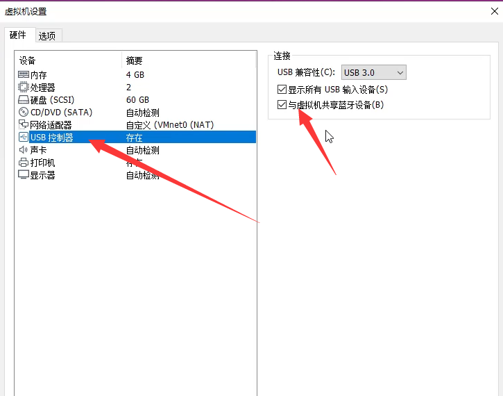win10怎么和虚拟机共享蓝牙?win10和虚拟机共享蓝牙的简单方法