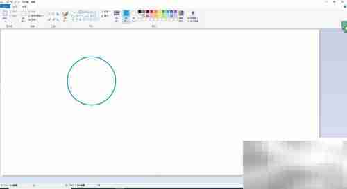 用Paint绘制奥运五环