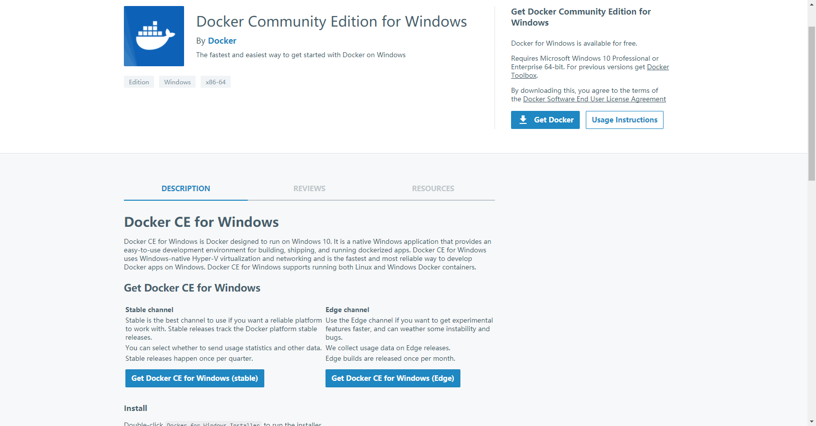 Docker在Win10的安装与配置教程