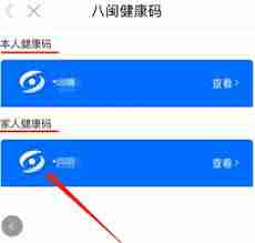 闽政通如何查看家人健康码
