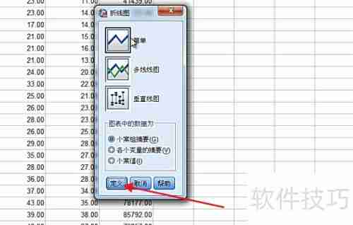 SPSS折线图制作步骤详解