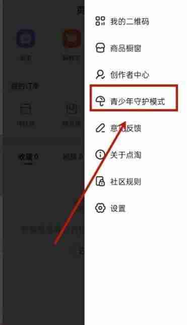 点淘未成年模式在哪里设置