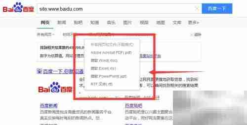巧用site语法精准搜索