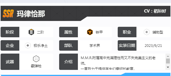 胜利女神新的希望玛律恰那怎么样 胜利女神新的希望玛律恰那介绍