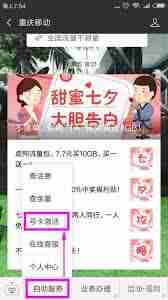 中国移动网上营业厅如何申请副卡