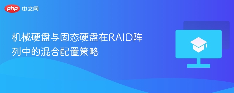 机械硬盘与固态硬盘在RAID阵列中的混合配置策略