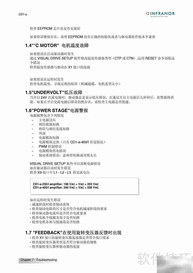 瑞诺CD1-A伺服驱动器操作指南