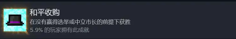 《迷城陆区》和平收购成就达成条件