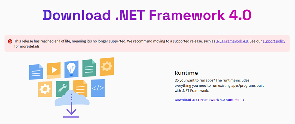 电脑缺少net framework4.0怎么办 net4.0下载安装教程
