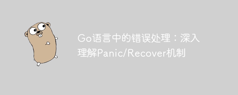Go语言中的错误处理：深入理解Panic/Recover机制