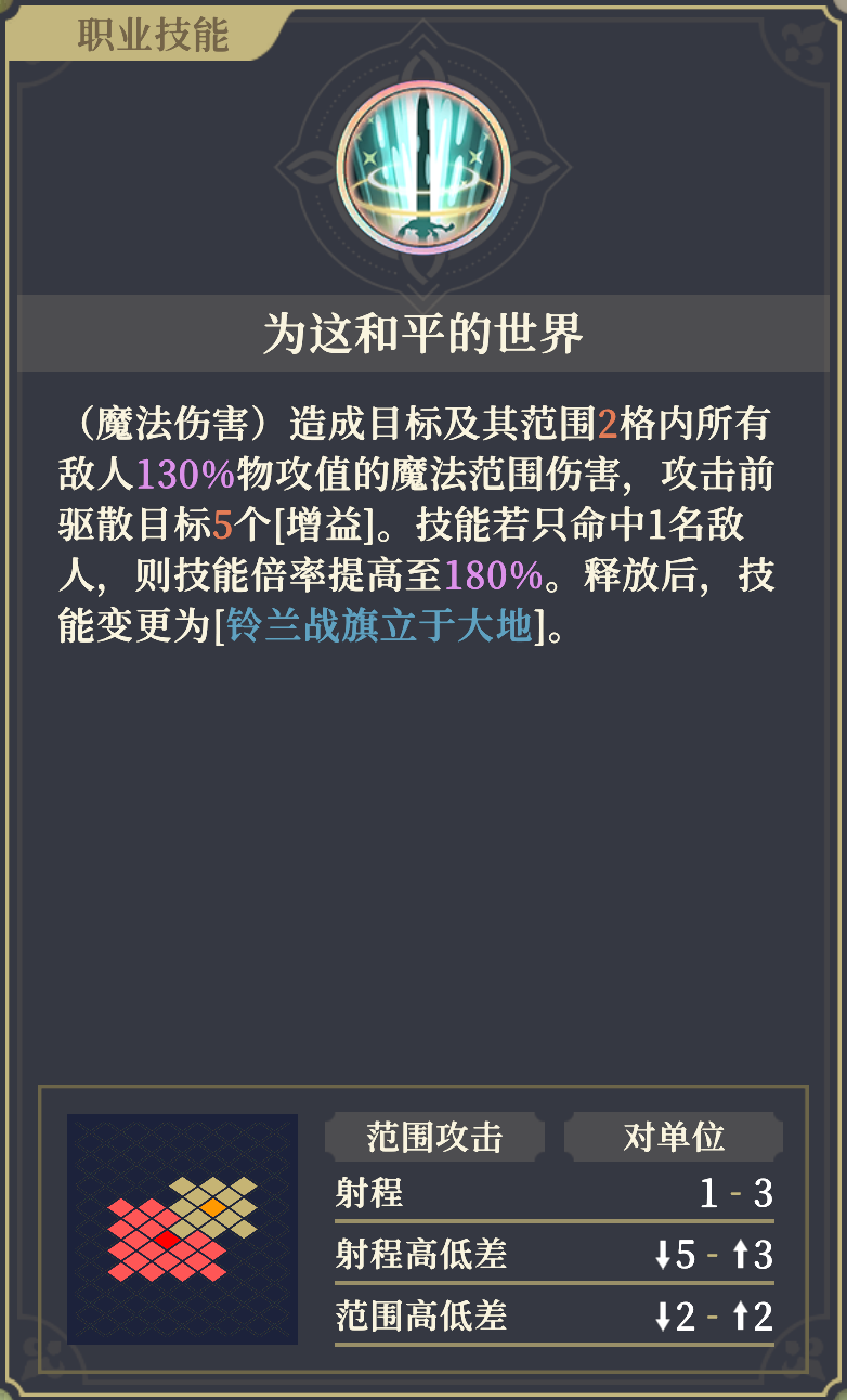 《铃兰之剑:为这和平的世界》伊南娜技能解析