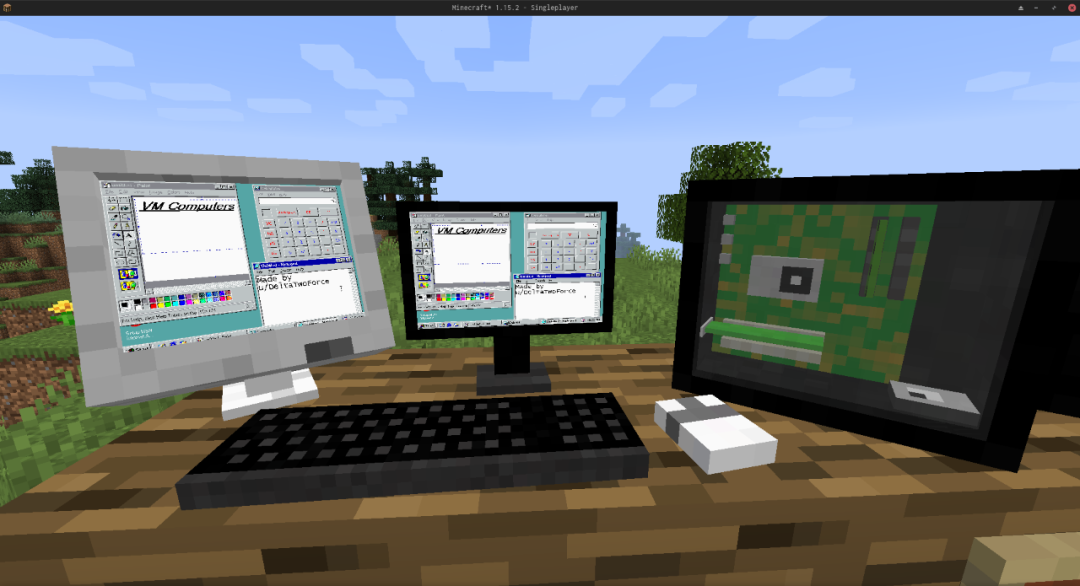 真·我的世界！在游戏中组建Windows 95电脑，还能玩Doom游戏