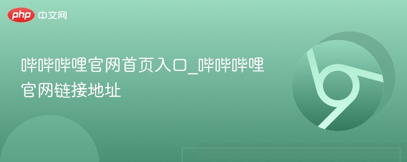 哔哔哔哩官网入口及链接地址