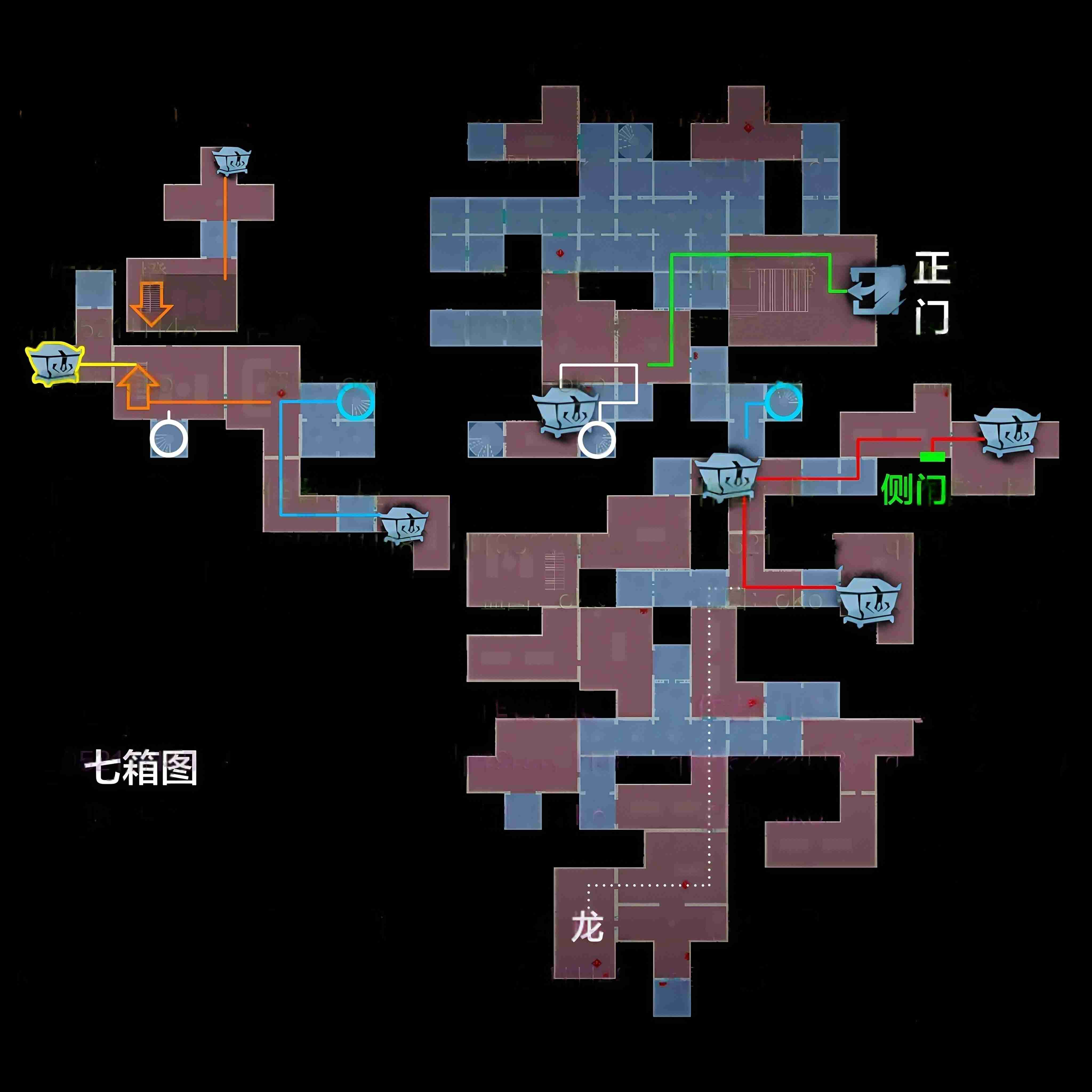 超自然行动组精绝古城极限┛型全地图小抄