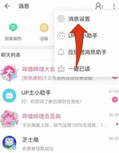 哔哩哔哩怎么开启私信拦截功能