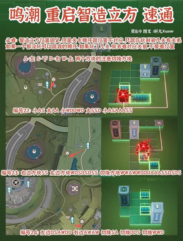 《鸣潮》罗伊冰原智造立方路线标注