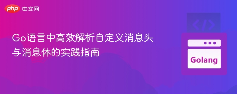 Go语言中高效解析自定义消息头与消息体的实践指南