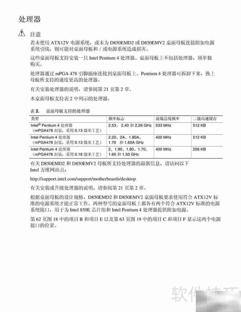 Intel D850EMV2主板指南