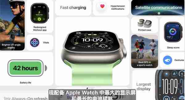 Apple Watch Ultra 3 发布:支持卫星通信 续航达 42 小时