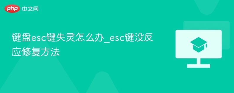 ESC键失灵怎么修？快速解决方法！