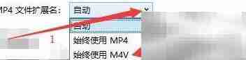 HandBrake默认M4V扩展名设置