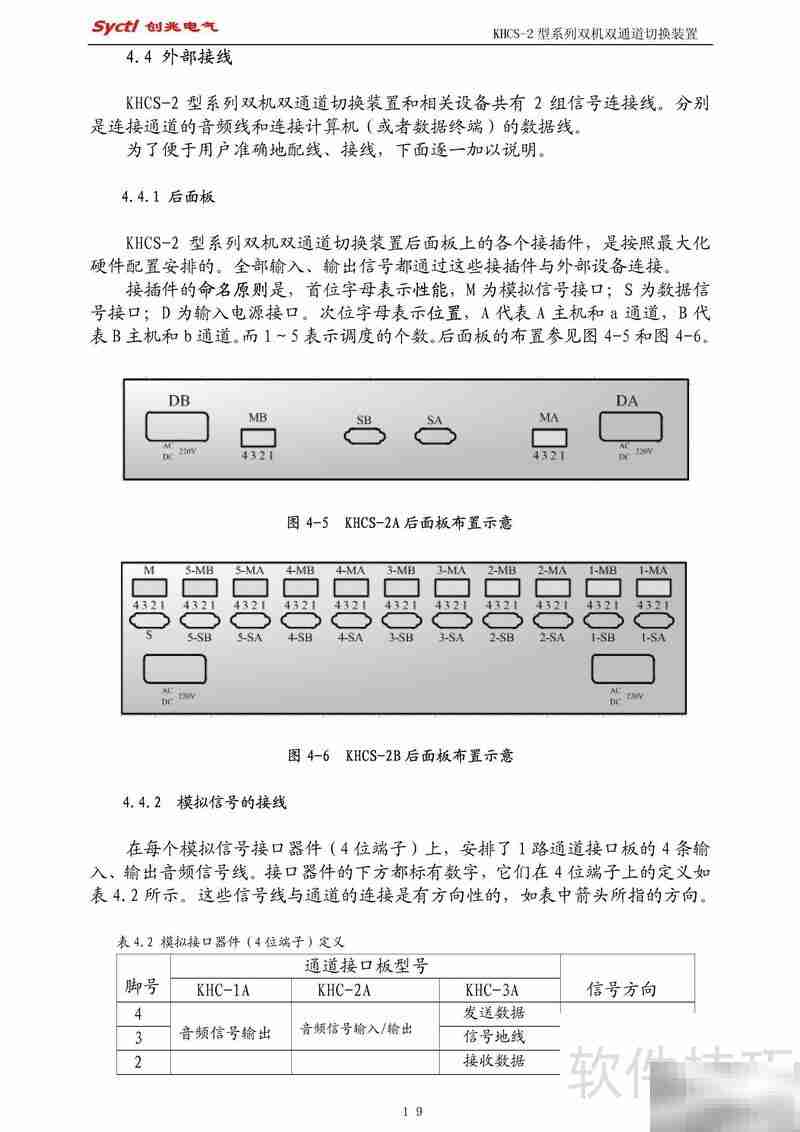 KHCS双机切换装置说明