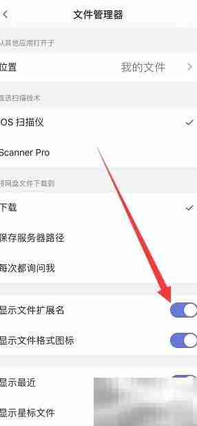 如何在Documents中显示文件扩展名