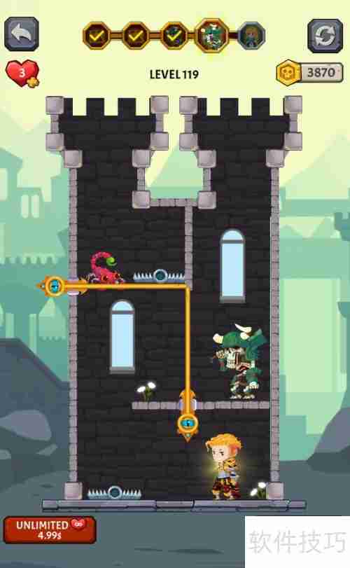 Tap Litter Fighter 119关通关技巧