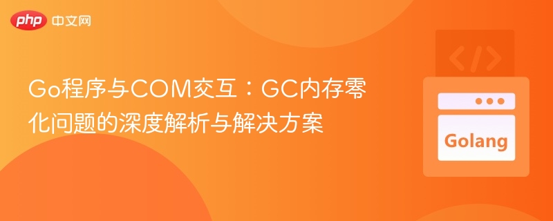 Go程序与COM交互：GC内存零化问题的深度解析与解决方案