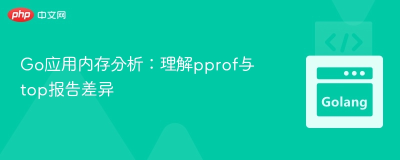 Go应用内存分析:理解pprof与top报告差异