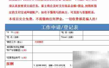 警惕网络兼职诈骗陷阱