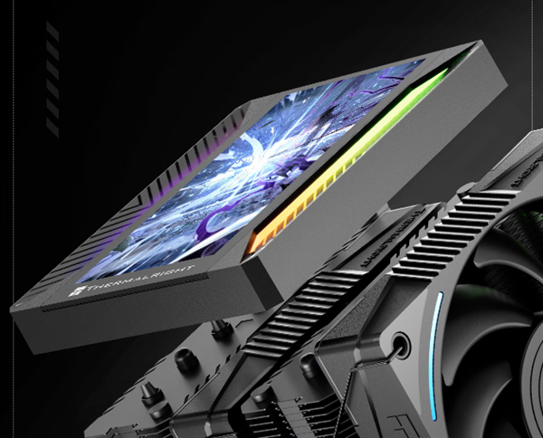 利民新款风冷散热器首发439元：5寸磁吸大屏 支持个性化动画