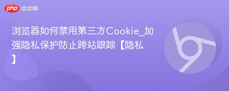 浏览器如何禁用第三方Cookie_加强隐私保护防止跨站跟踪【隐私】
