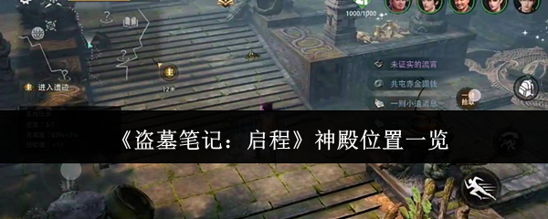 《盗墓笔记:启程》神殿位置一览