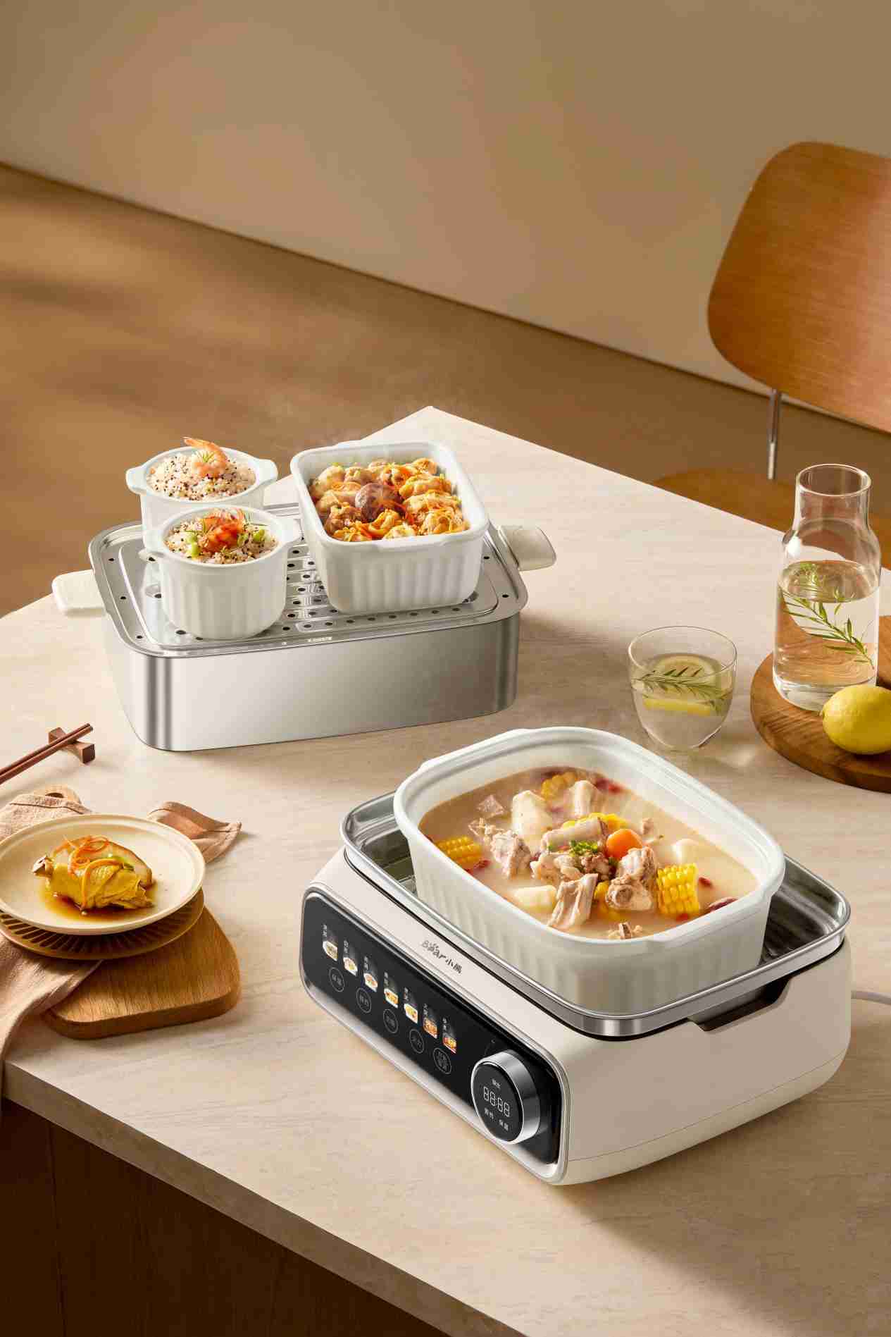 重掌生活品质主权！小熊小食光电蒸锅破解效率时代的营养悖论