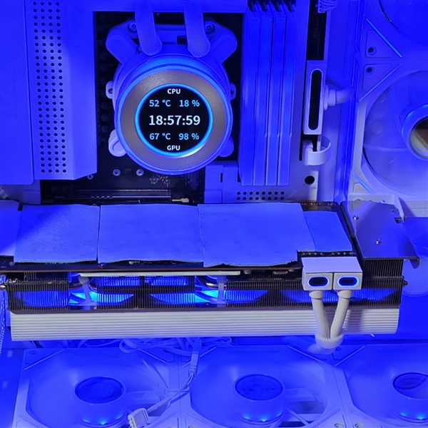 颜值惊艳!汽车功放改成RTX 3080散热器:GPU温度骤降10°C