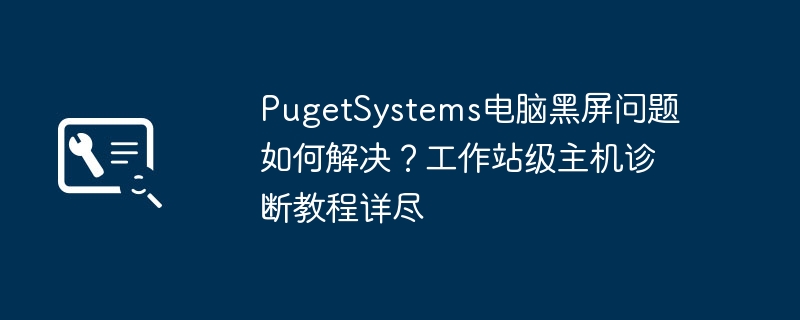 PugetSystems电脑黑屏问题如何解决？工作站级主机诊断教程详尽