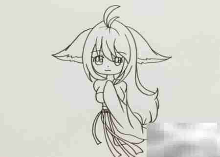 涂山雅雅简笔画教程