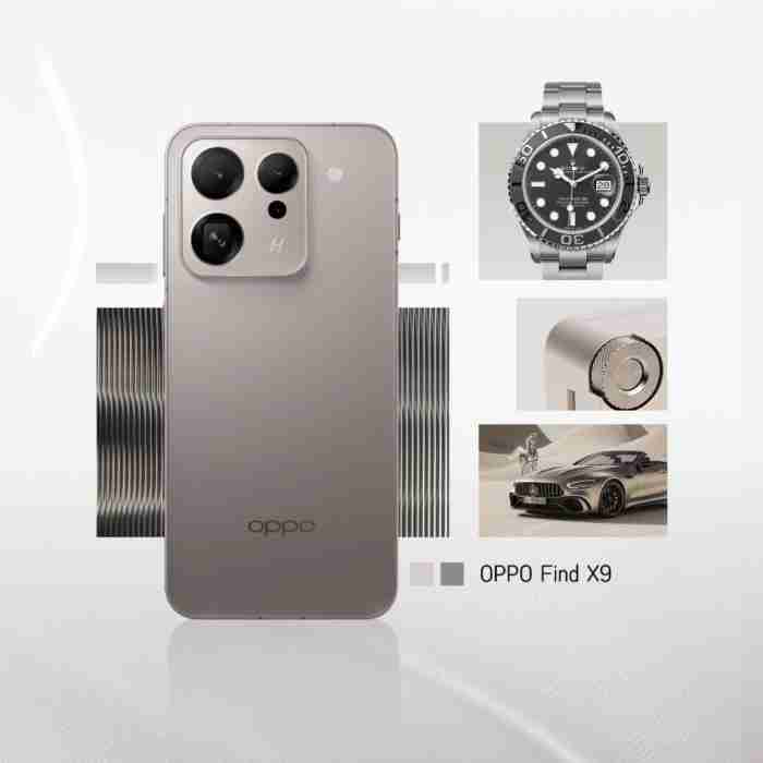  厚度不变电池升级！7.99mm 轻薄 + 超大电池，OPPO Find X9 标准版曝光 