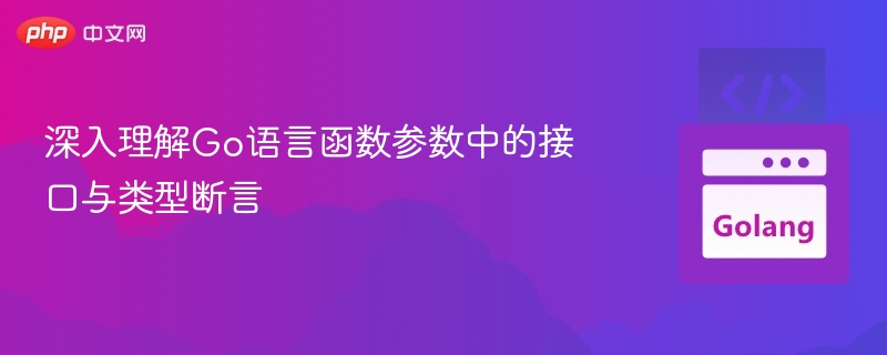 Go语言接口与类型断言详解